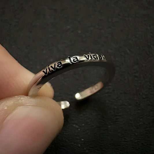 Long Live Life Niche High Sense Little Finger Thumb Rings