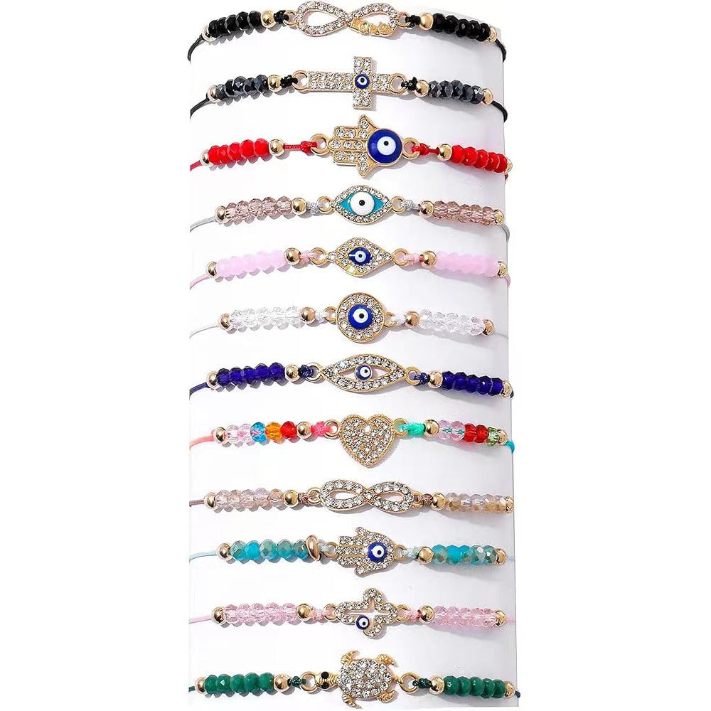 Strip Devil's Eye Lucky Vintage String Bracelets