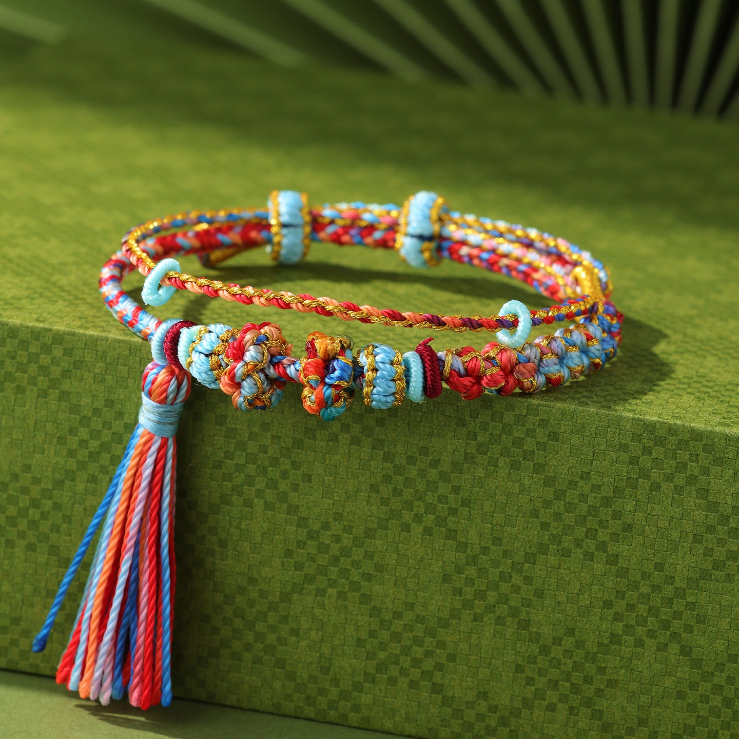 Festival Colorful Rope Ethnic Style Hand-woven Adult Small Sachet Carrying Bracelet
