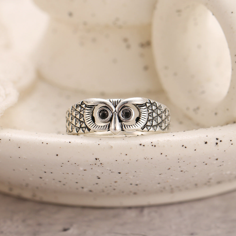 Knuckle Female Personality Rose Skull Spider Rings