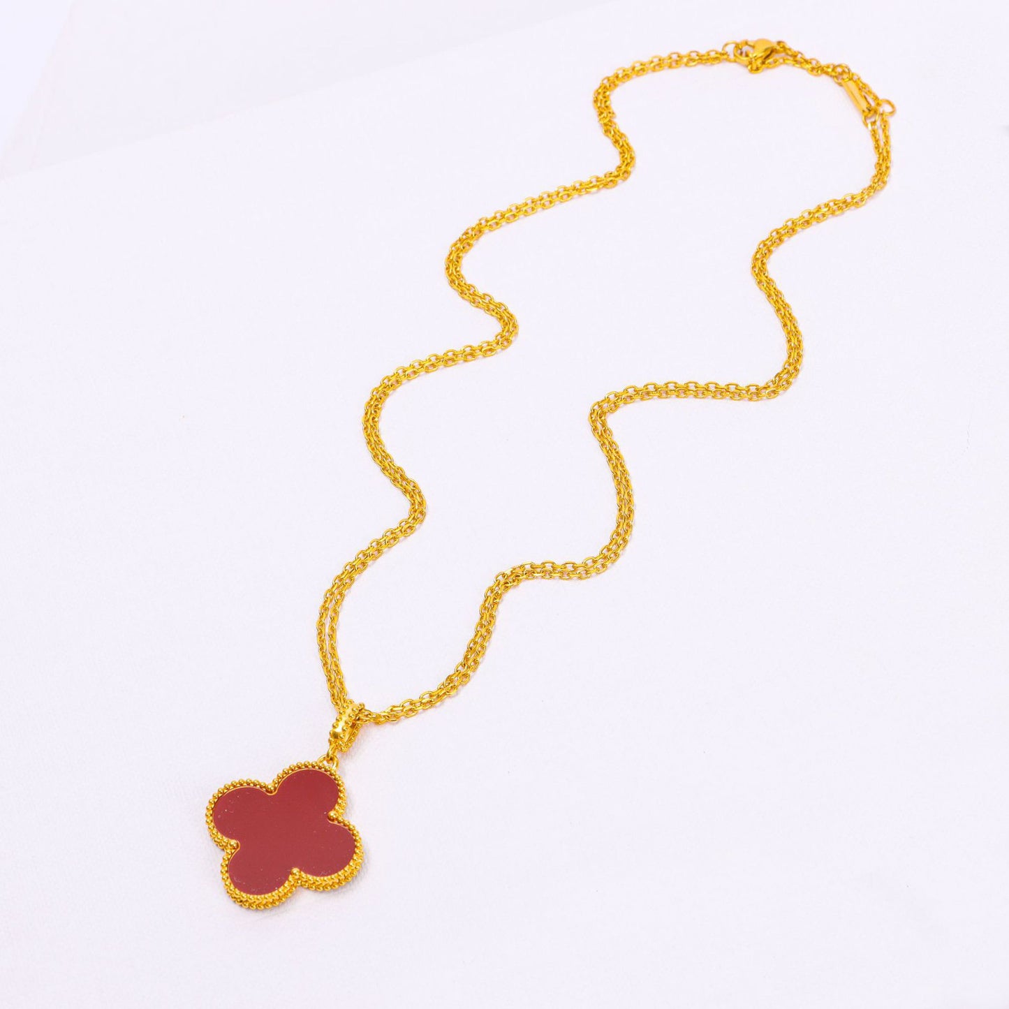 Flower Clover Light Luxury Stainless Steel Necklaces