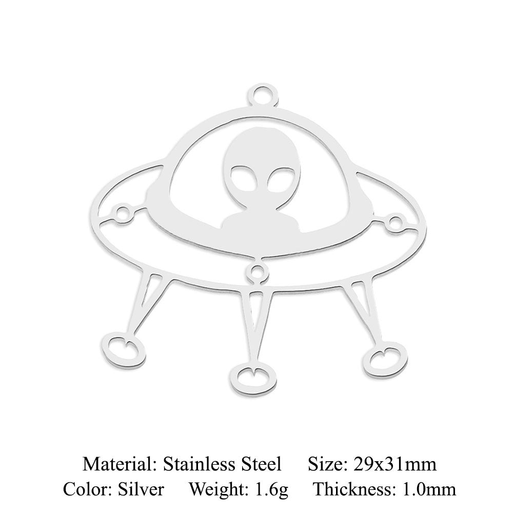 Titanium Steel Planet Ornament Accessories Geometric Pendants