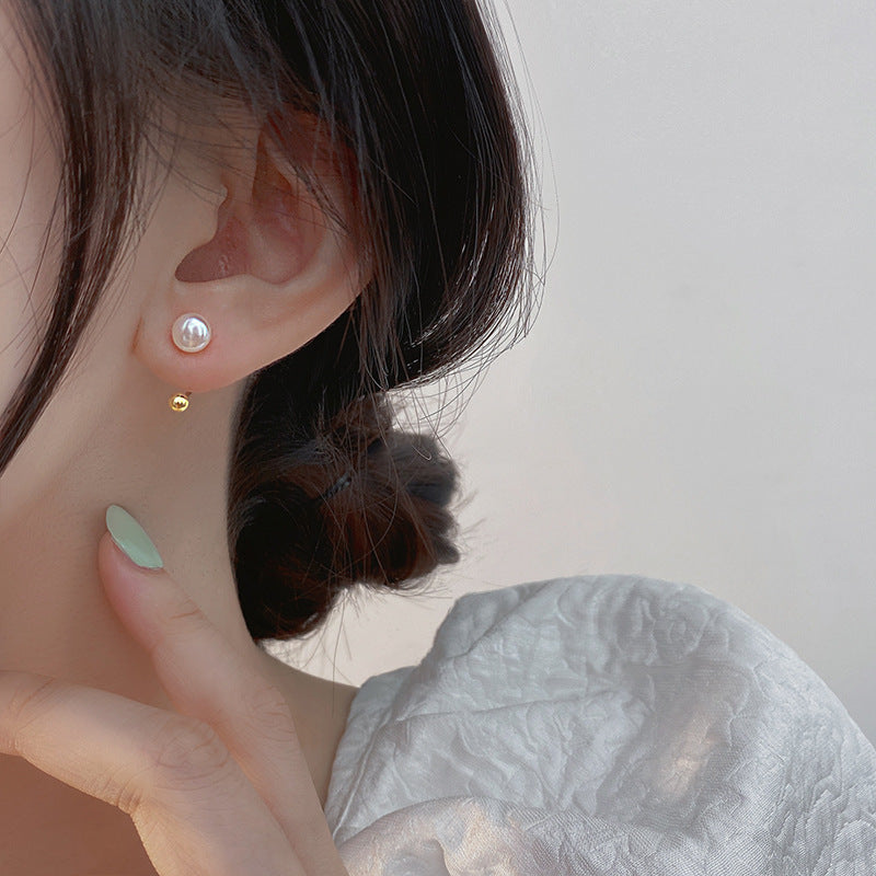Pearl Screw Female Sweet Fashion Design Rings