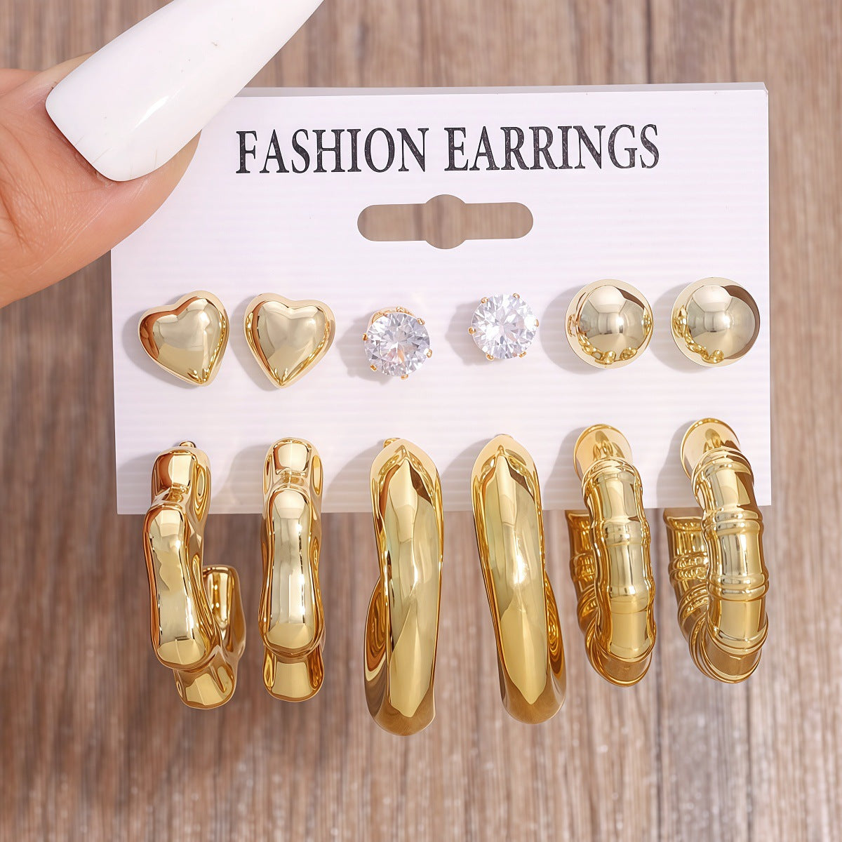 Women's Fashion Resin Vintage Simple Advanced Creative Personality Earrings