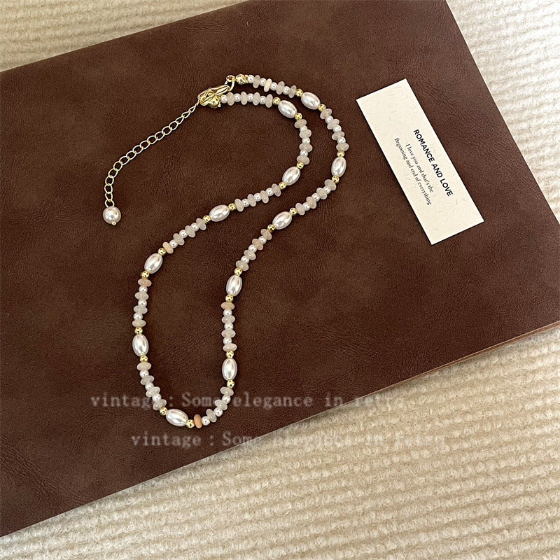 Luxury Simple Niche High-grade Clavicle Chain Sier Necklace