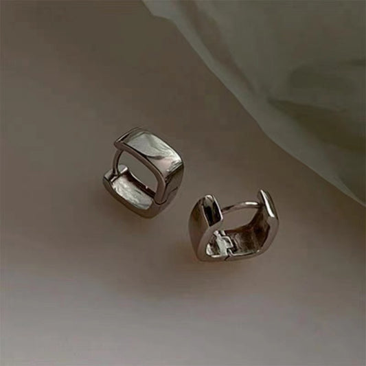 Men's & Women's Sier Square Clip Wide Personality Easy To Ear Buckle