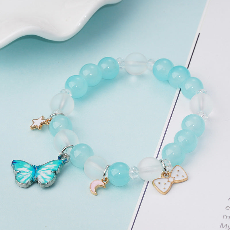 Korean Style Graceful Cute Crystal String Bracelet