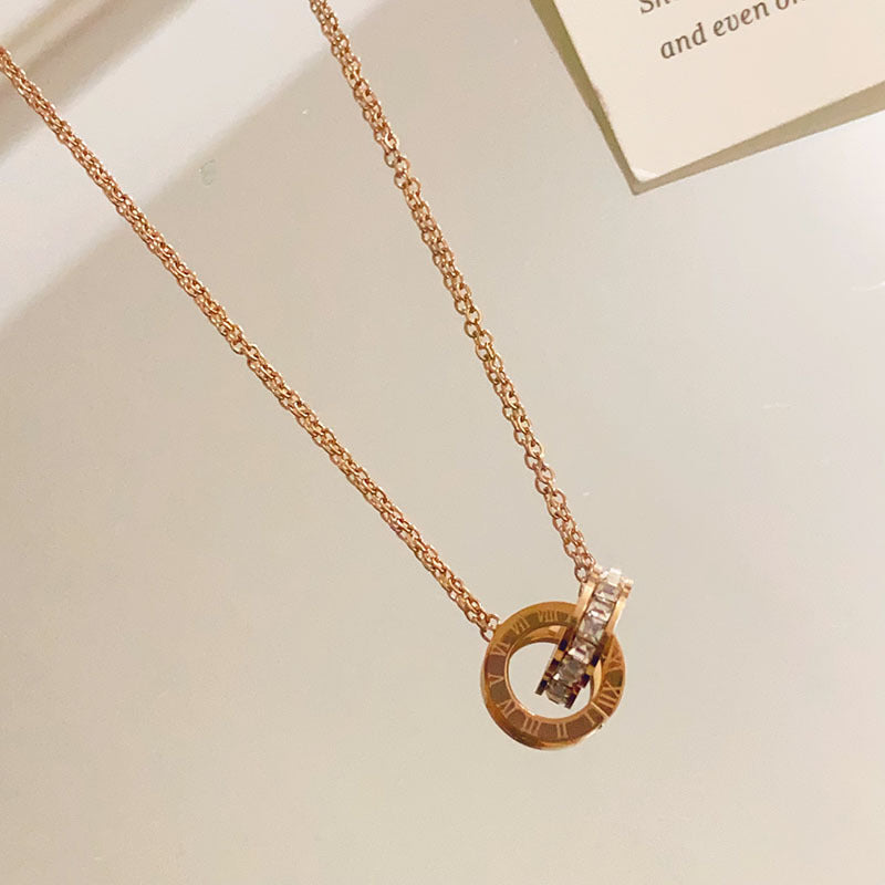 Chain Female Rose Gold Design High Necklaces