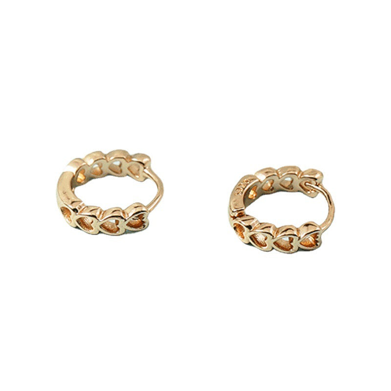 Women's Heart-to-heart For Vintage Circle Fashionmonger Personalized Clip Earrings