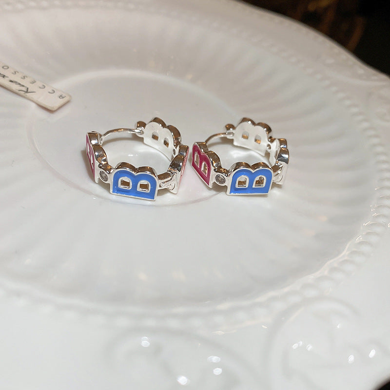 Geometric Metal Circle Ear Clip Temperament Fashion Simple Earrings