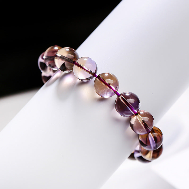 Casual Women's Natural Amethyst For Citrine Bracelet