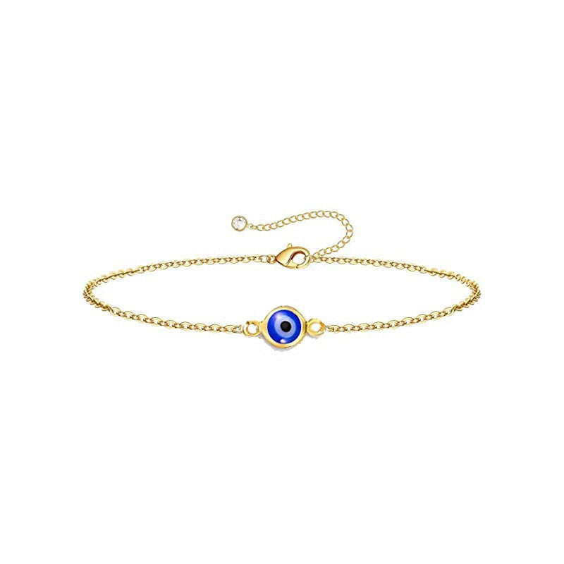 Turkish Devil's Eye Fashion Stainless Steel Blue Bracelets