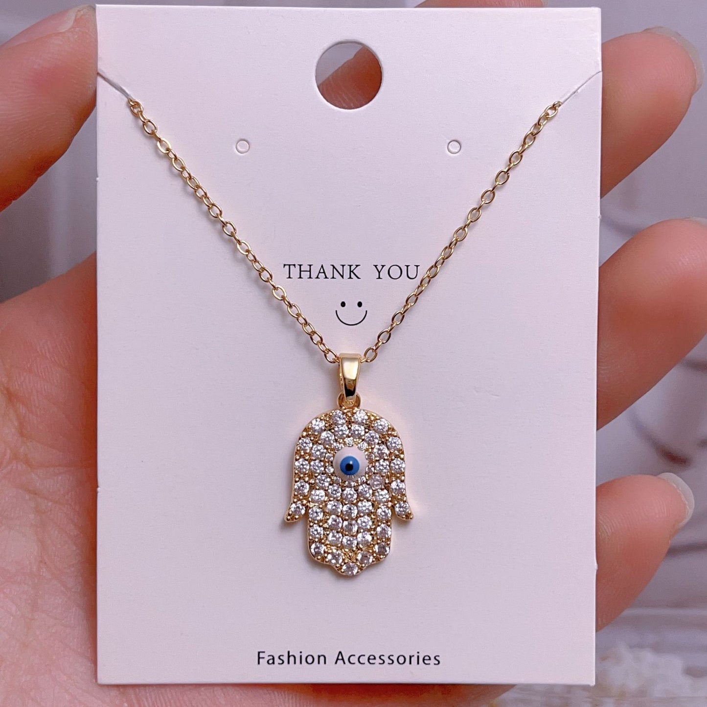 Eye Female Fashion Personality Titanium Steel Clavicle Necklaces