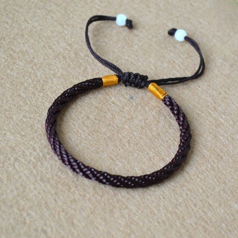 Women's & Men's Dragon Boat Festival Colorful Rope Ethnic Carrying Strap Bracelet