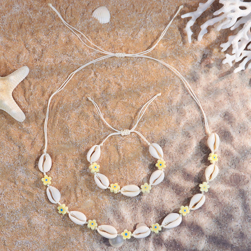 Holiday Ocean Style Cartoon Shell Design Starfish Necklaces