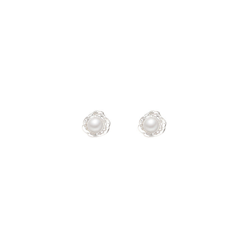 Women's Needle Irregular Pearl Trendy Niche Design Earrings