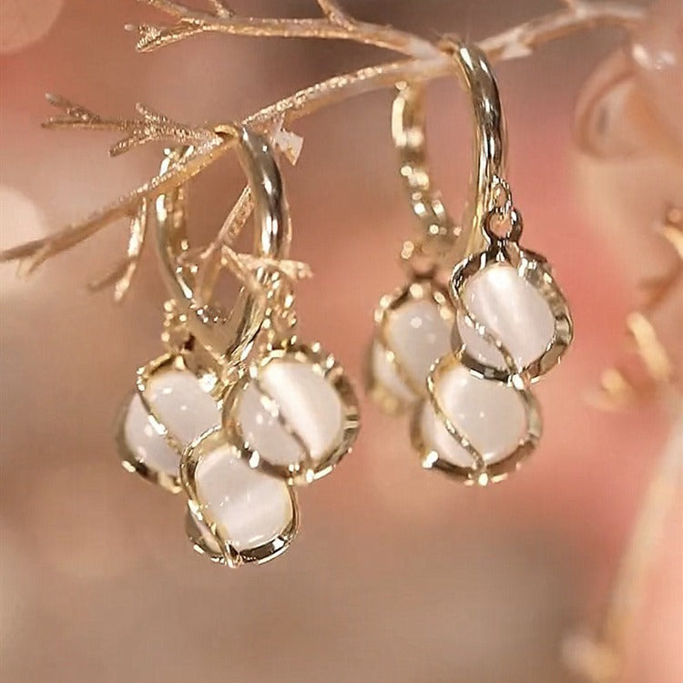 High-grade Chinese Style Trendy Elegance Red Earrings