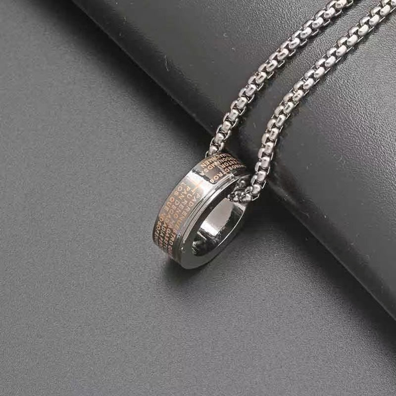 Women's & Men's Fashion Personality Hip Hop Style Niche Necklace