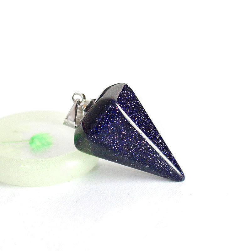 Prism Smart Pendulum Faceted Natural Stone Pendants