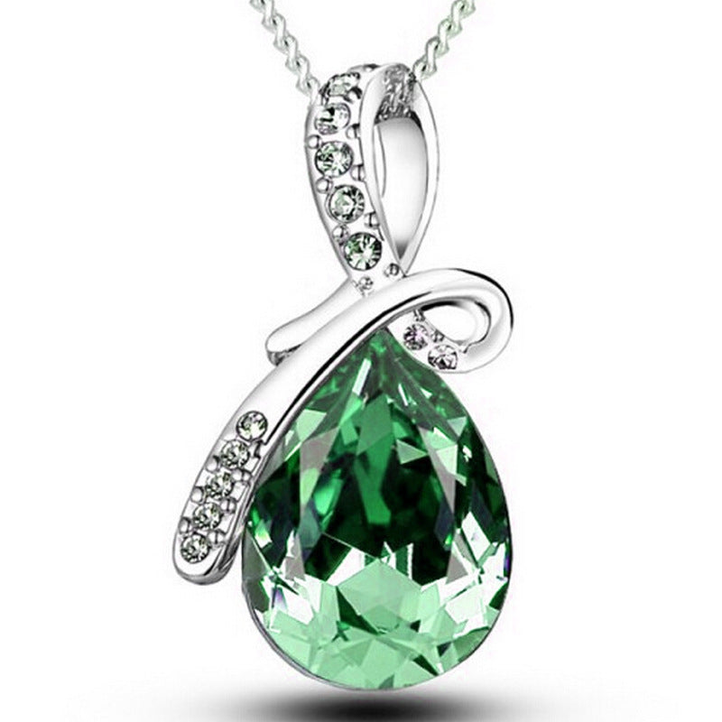Clavicle Chain Angels Cry Water Drop Exquisite Necklace