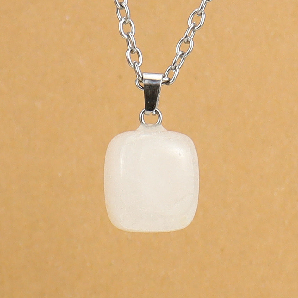 Live Broadcast Natural Crystal Stone Irregular With Necklaces