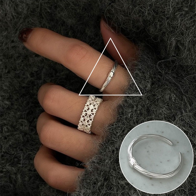 Women's Style Temperament Water Drop Retro Stylish Rings