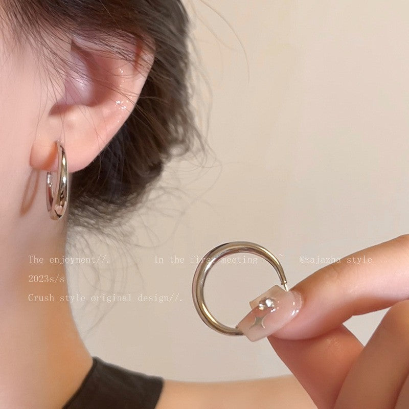 Women's Simple High-grade Exaggerated Ear Cold Style Earrings