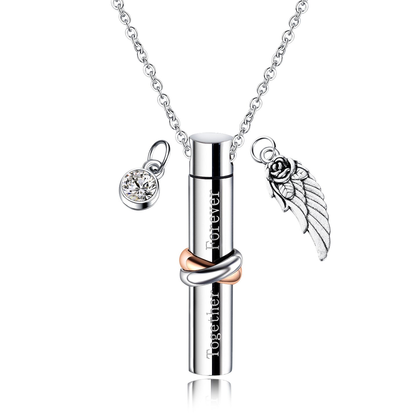 Urn Jewelry Accessories Perfume Bottle Titanium Necklaces