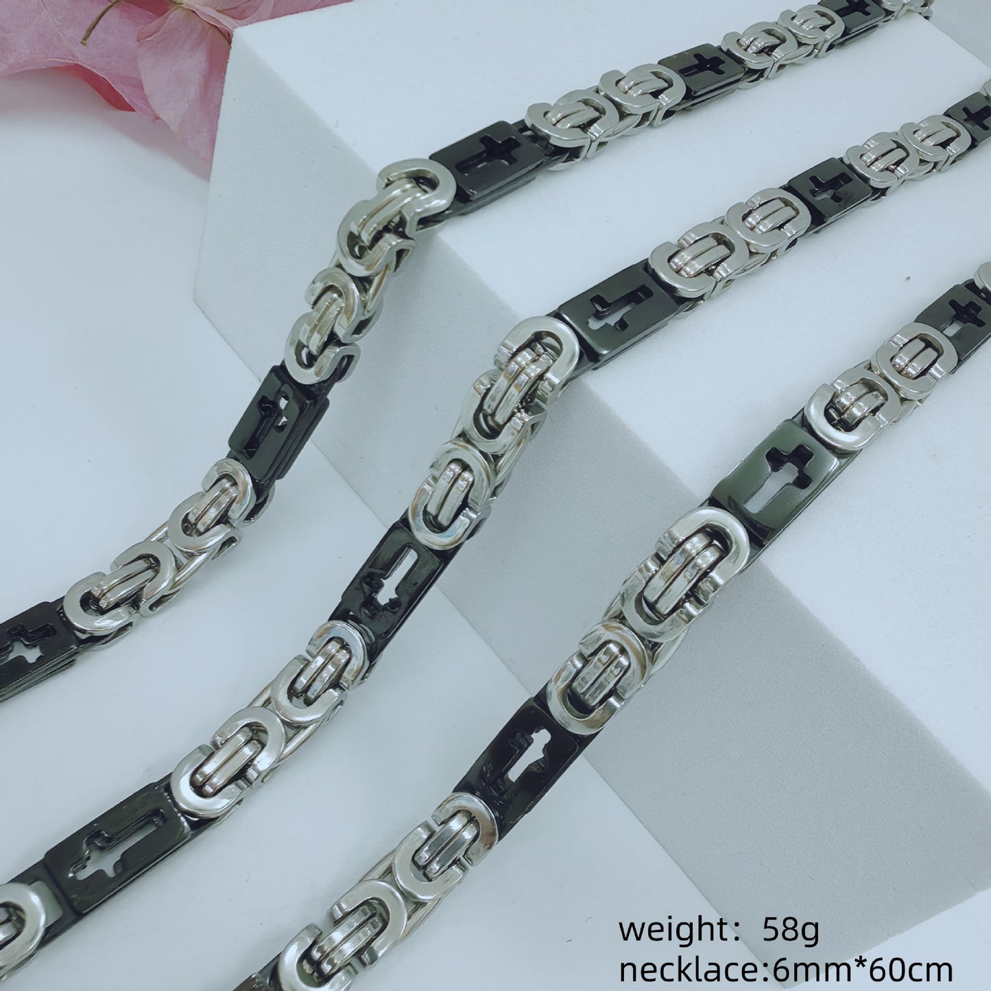 Fashion Trendy Unique Man's Stainless Steel Necklace
