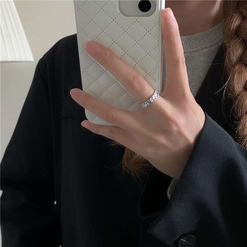Women's & Men's Foil Open Index Finger Dark Style Simple Rings