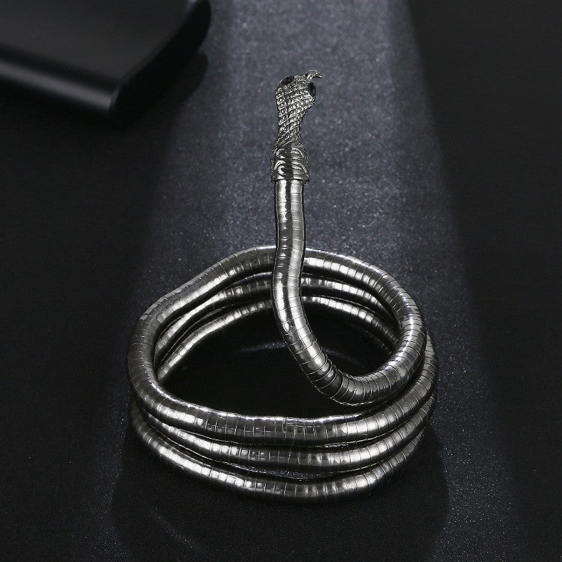Men's Gold Stainless Steel Alloy Clavicle Chain Necklaces