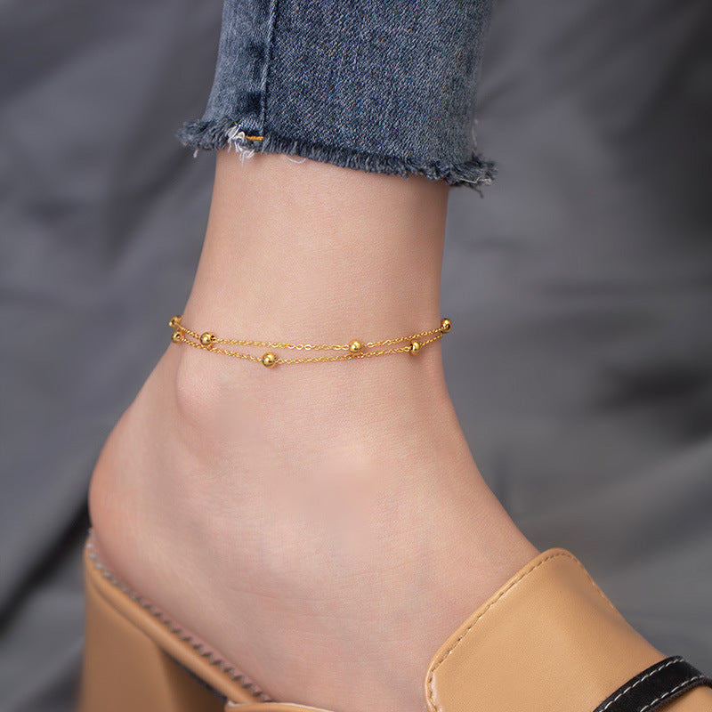 Stylish Women's Design Simplicity Beads Girlfriends Bracelet