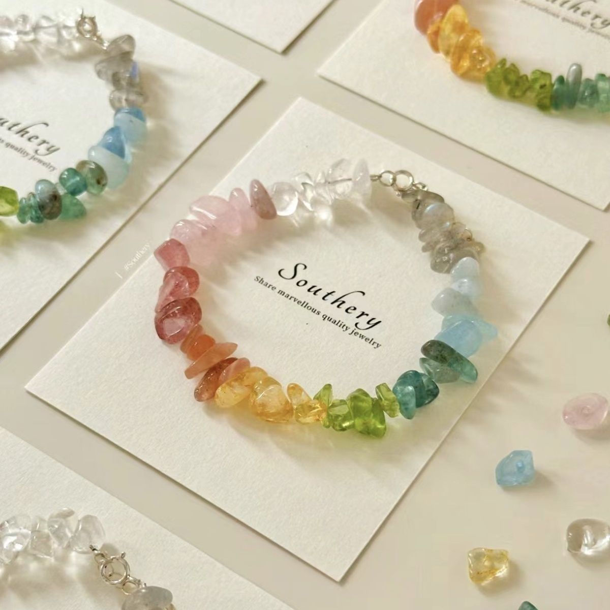 Apple Beaded Female Summer Dopamine Personality Bracelets