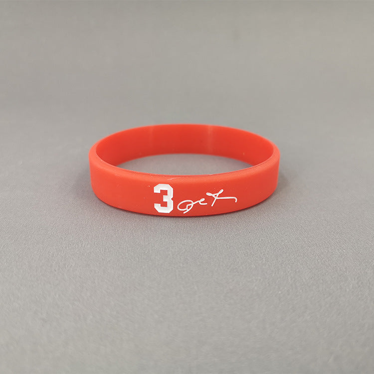 Basketball Kobe James Curry Sports Wristband Custom Luminous Bracelets