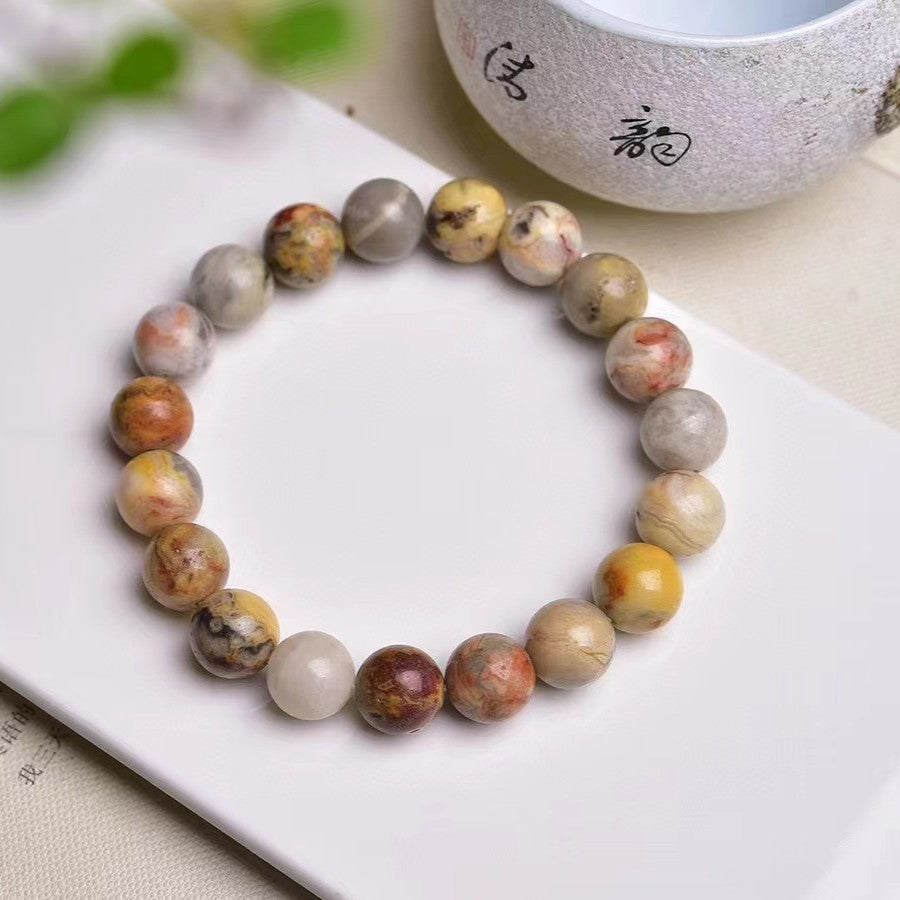 Natural Agate Single Color Ethnic Style Bracelets