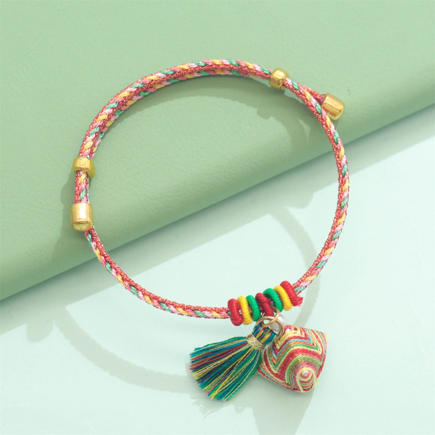 Children's Dragon Boat Festival Colorful Rope Tassel Bracelets