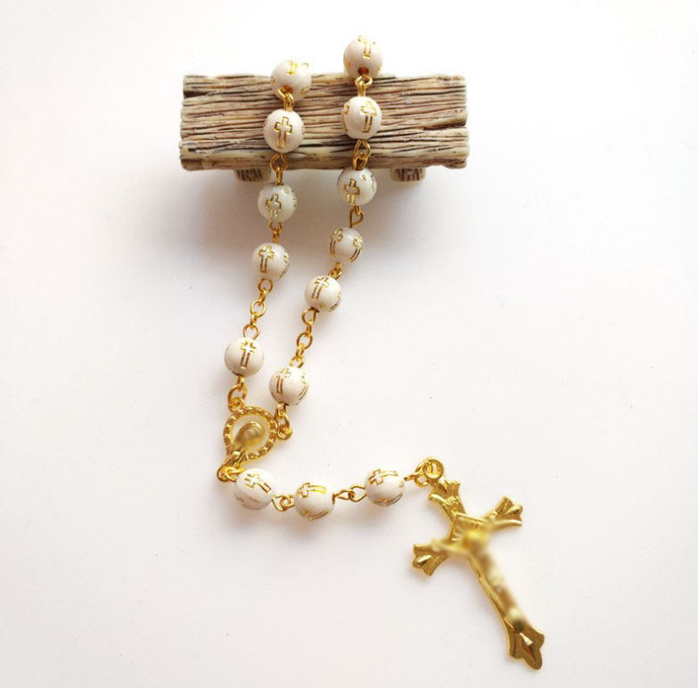 Personalized Tassel Car Interior Cross Beads Pendants