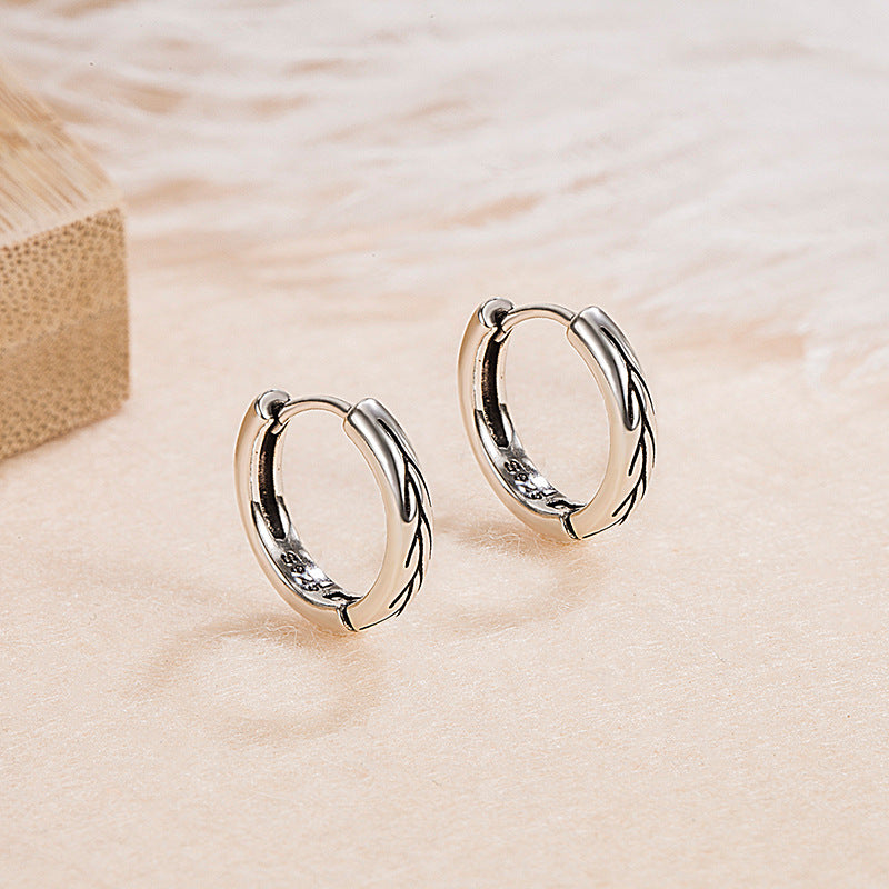 Men's Niche Fashionable High-grade Personality Single Handsome Rings