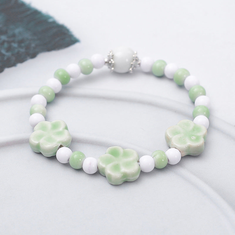 Retro Ethnic Style Niche Ceramic Female Bracelet