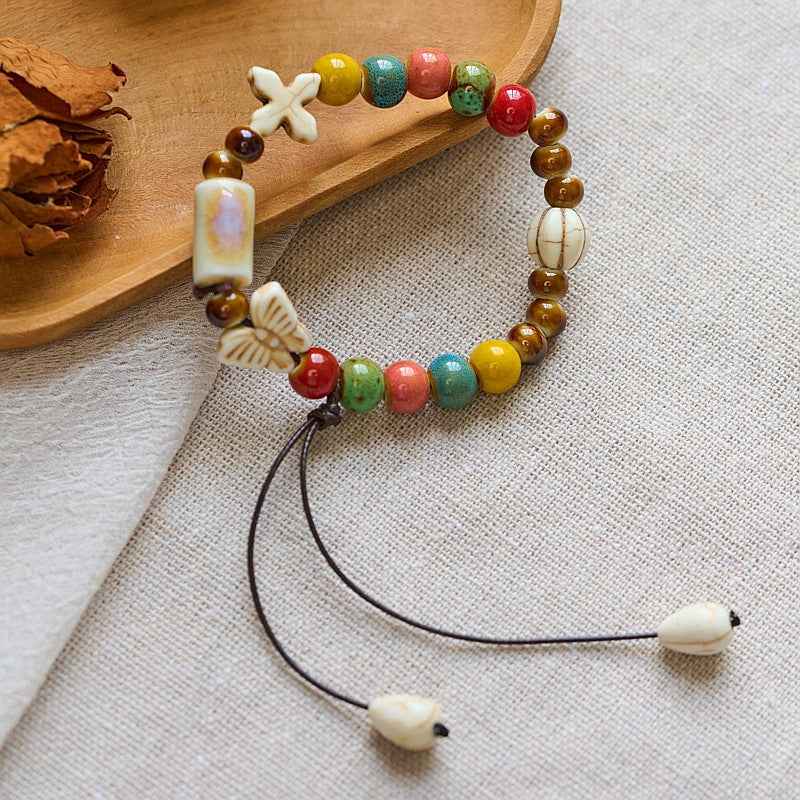 Fresh Ancient Style Beaded Popular National Bracelets