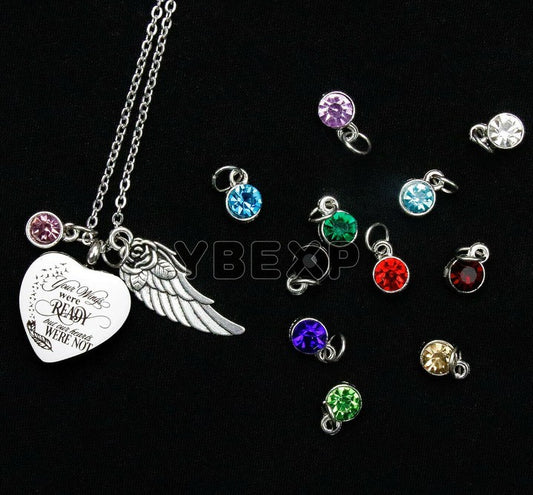 Memorial Relatives Cinerary Casket Heart-shaped Leaf Swallow Pendants