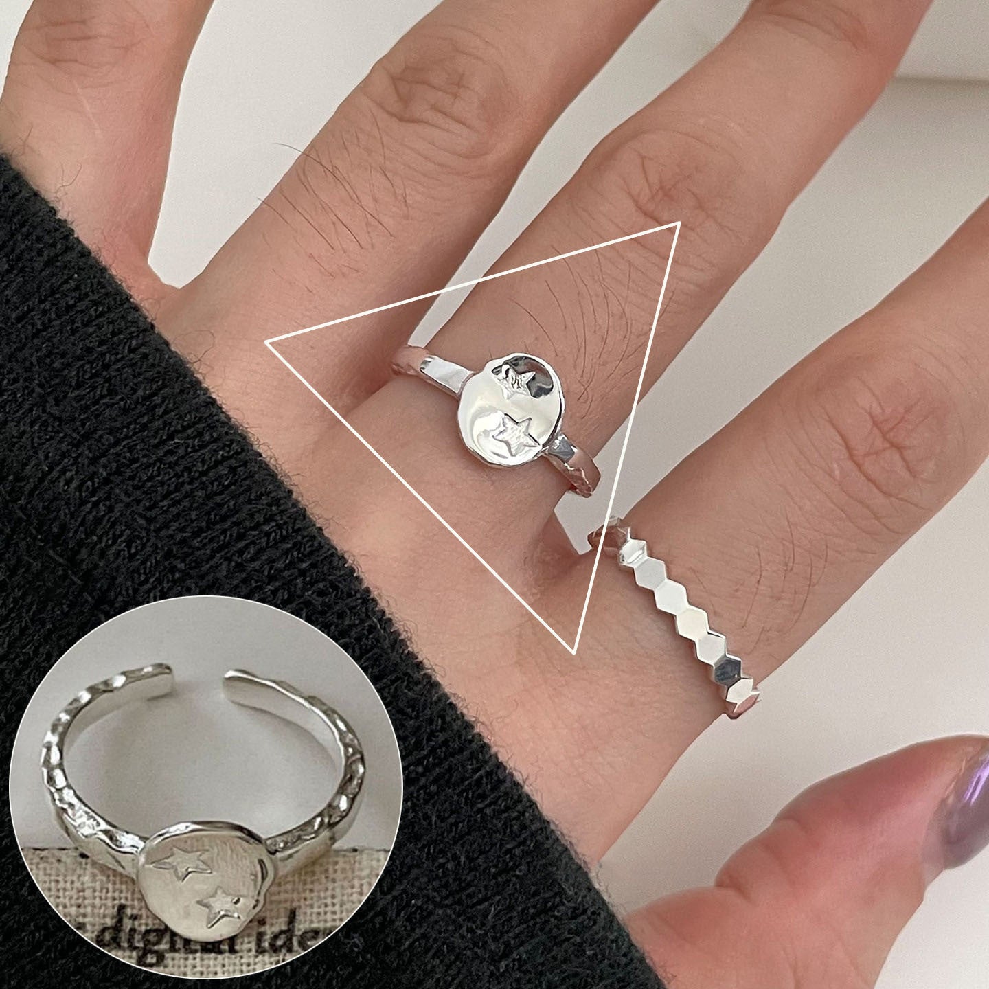 Women's Affordable Luxury Fashion Exquisite Elegant Open Rings