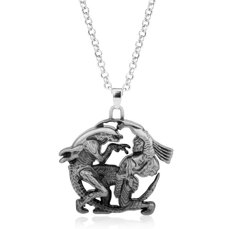 Television Nexus Ops Iron Warrior Alien Necklace