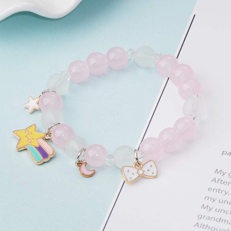 Korean Style Graceful Cute Crystal String Bracelet