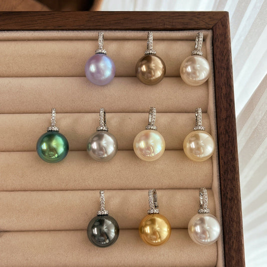 Openable Pearl Crystal Beads Imitation Australian Pendants