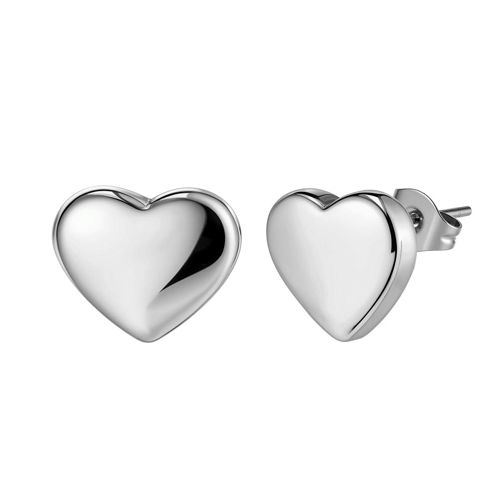 Women's Stainless Steel Diamond Tassel Simple Niche Everyday Joker Twin Collection Earrings