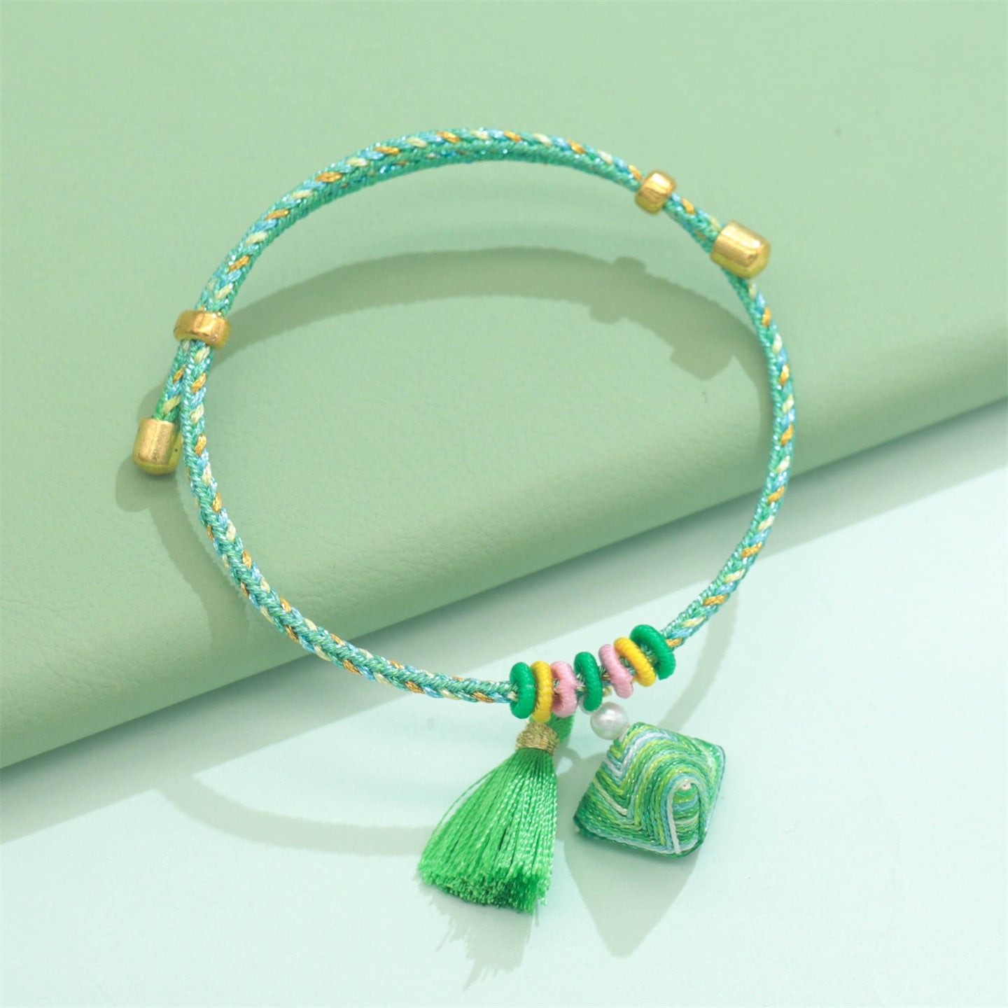 Children's Dragon Boat Festival Colorful Rope Tassel Bracelets