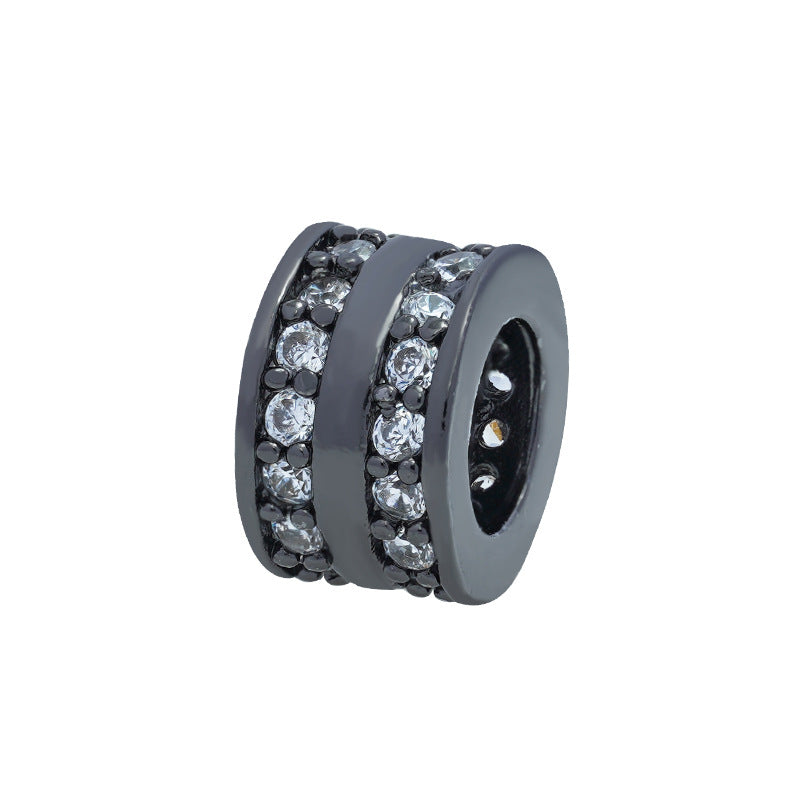 Double Row Zirconium Spacer Braid Rope Bracelet