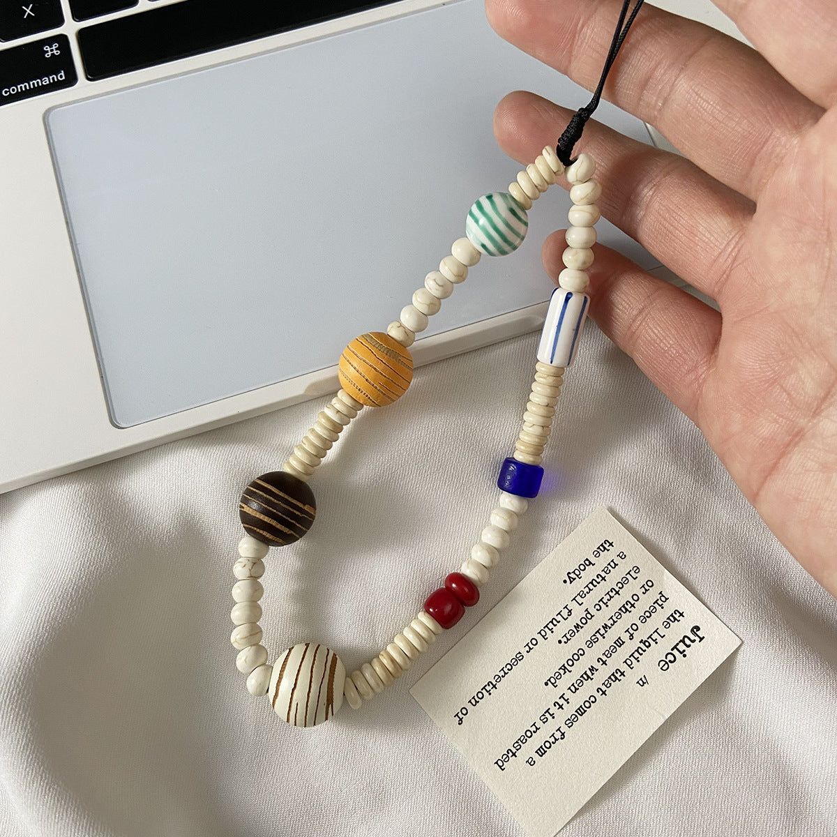 Fashion Beads Mobile Phone Charm Bag Jewelry Accessories