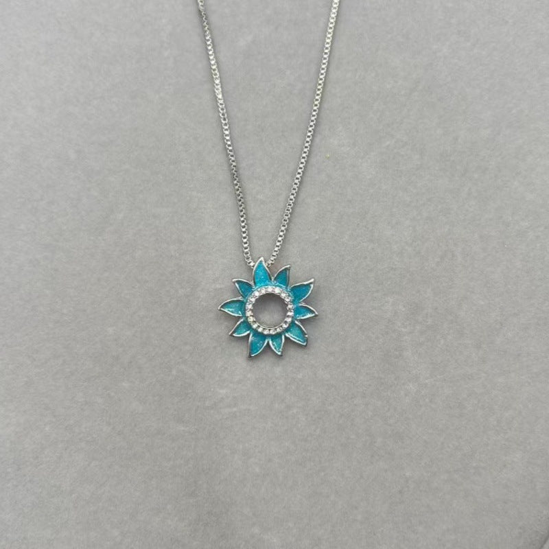 Punk Star Bone Saturn Halo Hipster With Personality Necklace